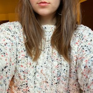 NWOT Moon & Madison Confetti Sweater